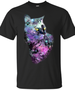 Nebula Cat Cotton T-Shirt