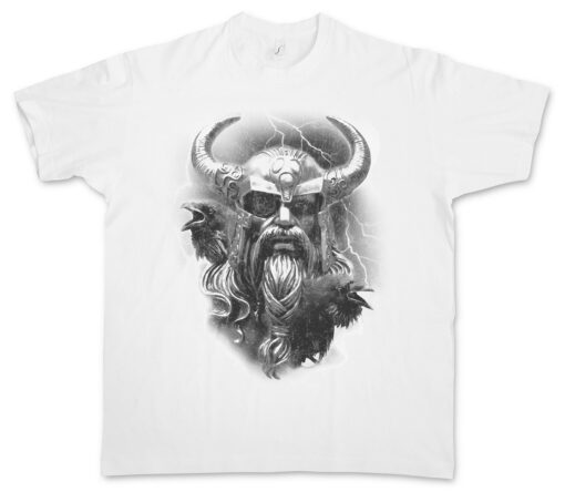 Odhin Vii Valhalla Nordic Vikings Odin German Odhin Nordic God Thor T Shirt