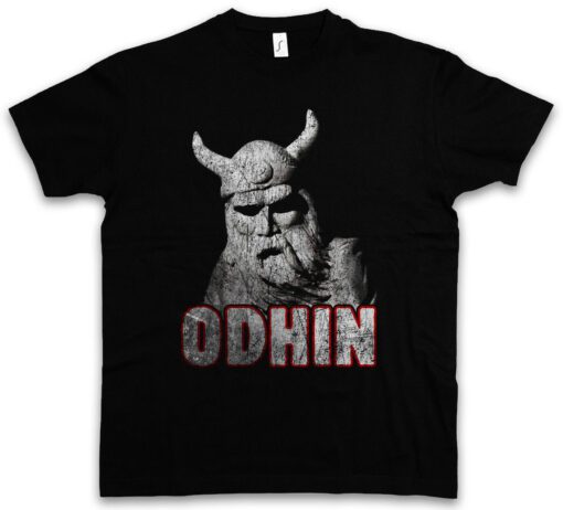 Odhin X Valhalla Viking Odin Odhin Nordic God Thor Norse German T Shirt