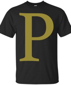 P letter Cotton T-Shirt