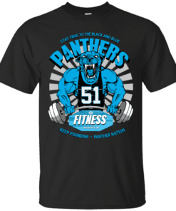 Panthers Fitness Cotton T-Shirt