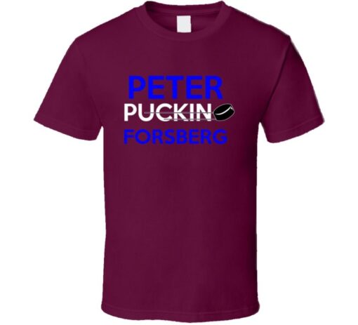 Peter Forsberg Colorado Puckin Hockey T Shirt