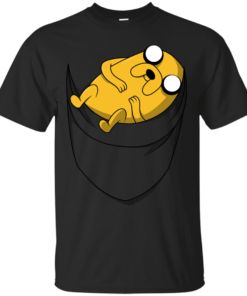 Pocket Jake Adventure Time Cotton T-Shirt