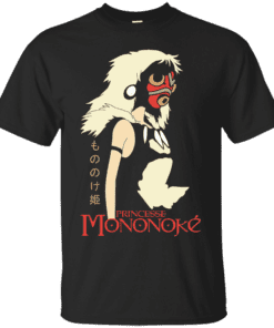 Princess Mononoke Hime Anime Cotton T-Shirt