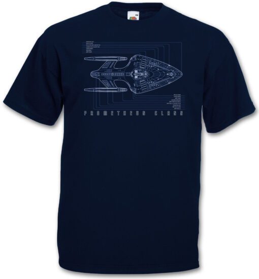 Prometheus Class Model Federation Star Trek Enterprise Föderation T Shirt
