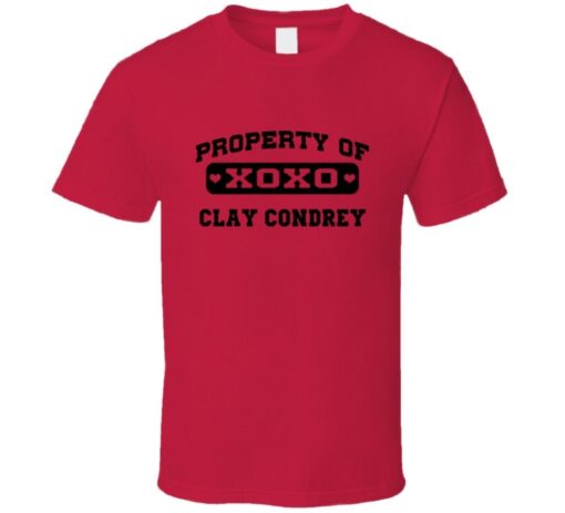 Property Clay Condrey 2009 Philadelphia Baseball T T Shirt