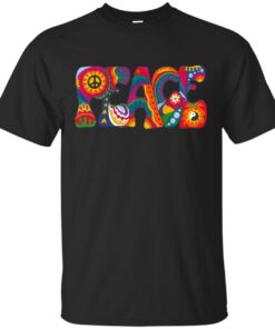 Psychedelic Peace Cotton T-Shirt