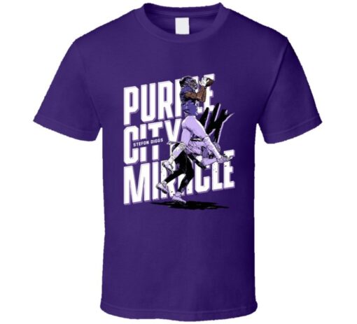 Purple City Miracle Minnesota Vikings T T Shirt