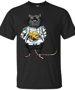 Rat Astronaut Cotton T-Shirt