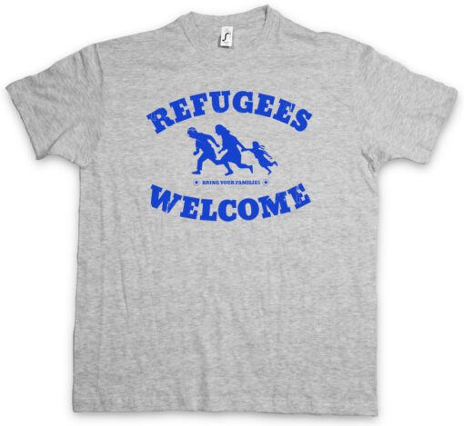 Refugees Welcome Ii - Demo Pro Asyl Asylum Lps Socialism Communism T Shirt