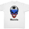 Russia Football Skull Flag - Russian Hooligan Fan T Shirt