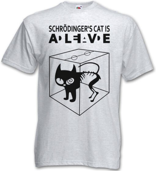 ? S Schrödinger Cat Is Alive Dead - The Big Bang Theory Tv Schroedinger T Shirt
