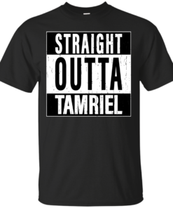 Straight Outta Tamriel Cotton T-Shirt