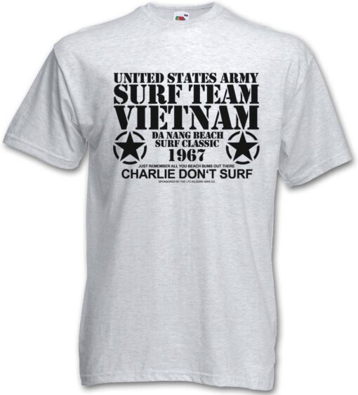 Surf Vietnam Team Ii - Apocalypse Now Film Da Nang Us Army T Shirt