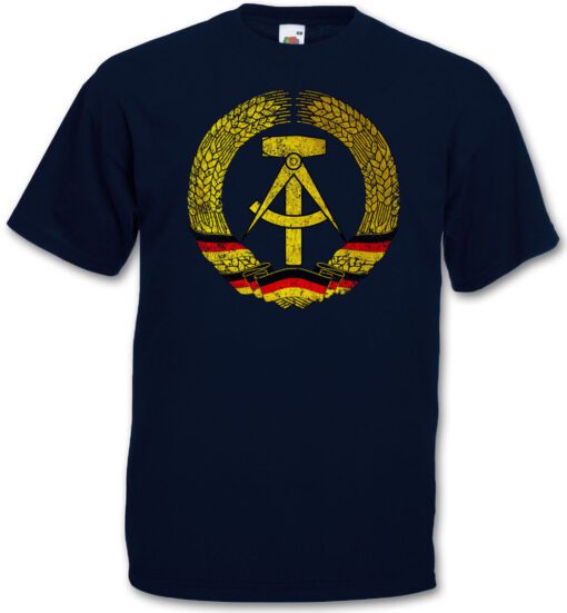 Symbol Ddr - Socialism Communism Flag Hammer Circle East Germany Logo T Shirt
