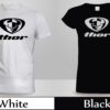 Thor Mx Loud Motocross Dirt Bike Men / Women Black And White 2 T Shirt