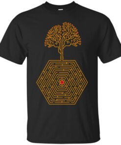 Tree Maze Cotton T-Shirt