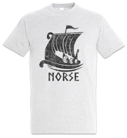 Viking Ship Boat Vii Nordic Scandinavian Vikings Valhalla Dragon Thor Odin T Shirt