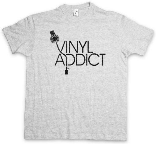 Vinyl Addict Club Music Retro Disco Turntable Dj Mc Menta Disco T Shirt