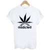 Weed Marijuana Cannabis Addict Funny Humor Men Design Cool Gift T Shirt