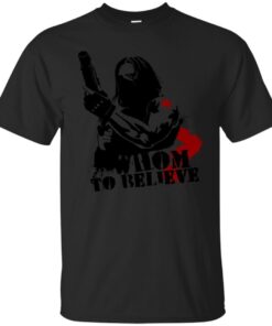 Whom to believe Cotton T-Shirt