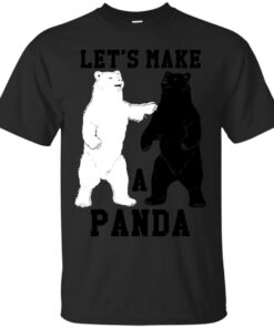 lets make a panda Cotton T-Shirt