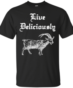 Live Deliciously Cotton T-Shirt