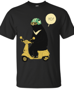 scooter bear Cotton T-Shirt